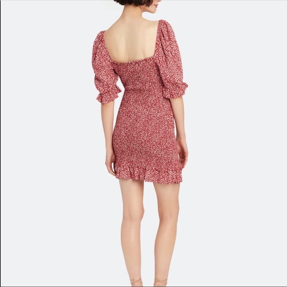 AUGUSTE THE LABEL Cottage-core Marlowe Shirred Mini Dress. - Picture 3 of 4